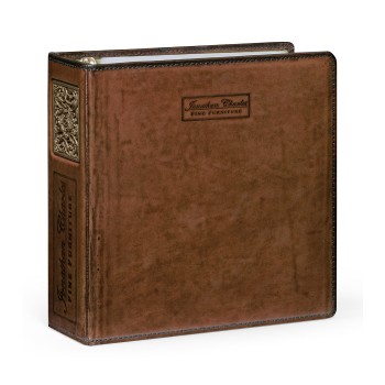 3 ring leather binder (Letter)