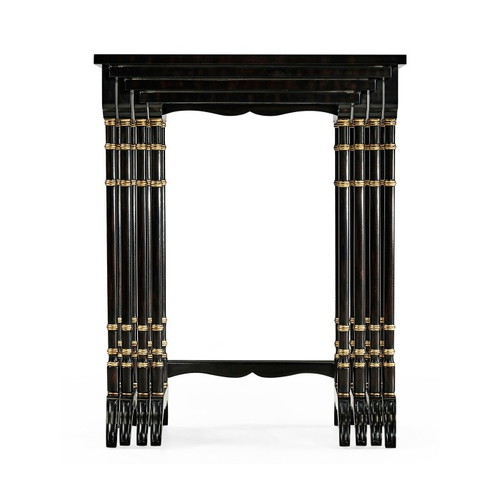 Black Painted Nesting Tables