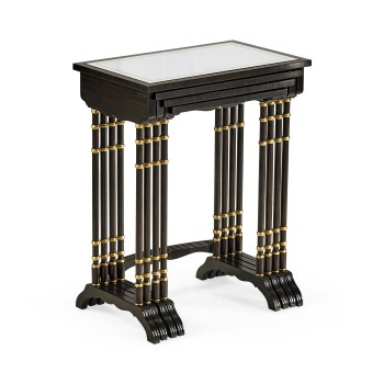 Black Painted Nesting Tables