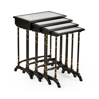 Black Painted Nesting Tables
