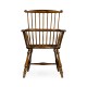 Windsor Walnut Arm Chair