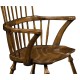Windsor Walnut Arm Chair