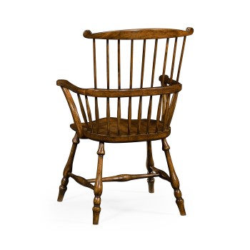 Windsor Walnut Arm Chair