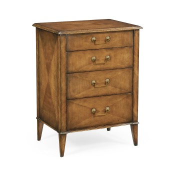 Satinwood Bedside Chest of Drawers