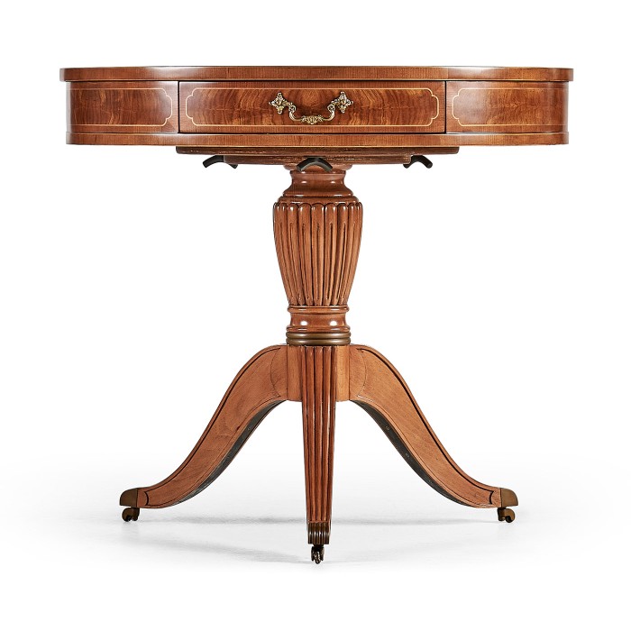 Mahogany Drum Table