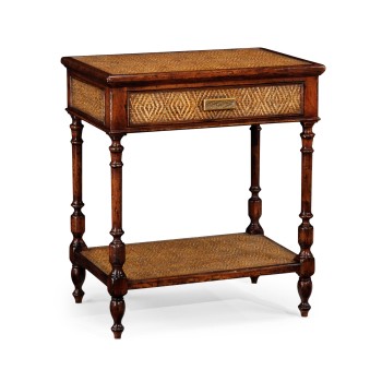 Caned Nightstand