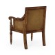 Regency Style Walnut Bergère Arm Chair