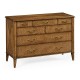 Satinwood large chest of drawers