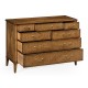 Satinwood large chest of drawers