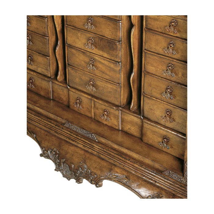 Queen Anne Walnut & Satinwood Drinks Cabinet