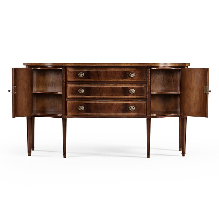 Buckingham Mahogany Breakfront Sideboard