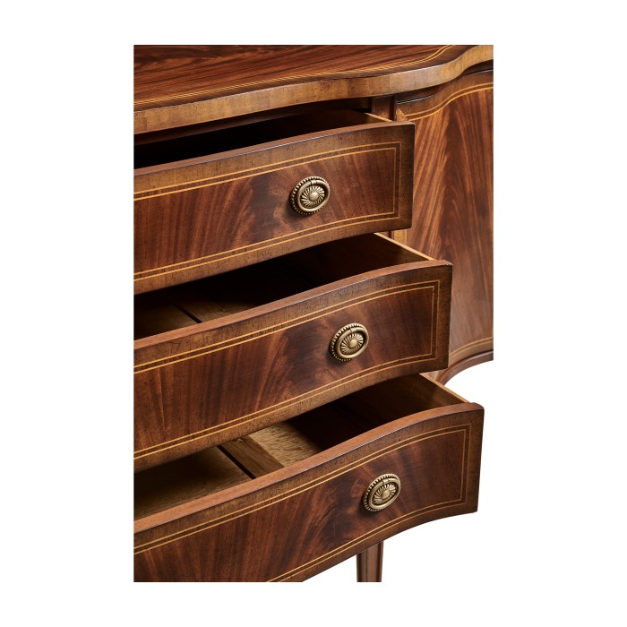 Buckingham Mahogany Breakfront Sideboard
