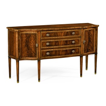 Buckingham Mahogany Breakfront Sideboard