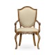 Shield Back Satinwood Arm Chair