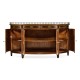 Large Mahogany Demilune Sideboard