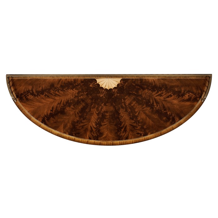 Large Mahogany Demilune Sideboard