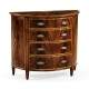 Mahogany Demilune Chest of Drawers