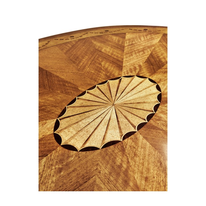 Sheraton Satinwood Oval Coffee Table