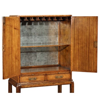 Satinwood drinks cabinet