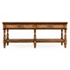 Caned coffee table