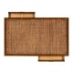 Caned coffee table