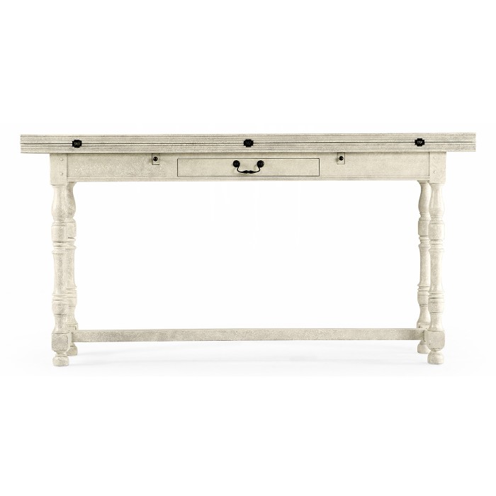 Small Whitewash Driftwood  Hunt Table