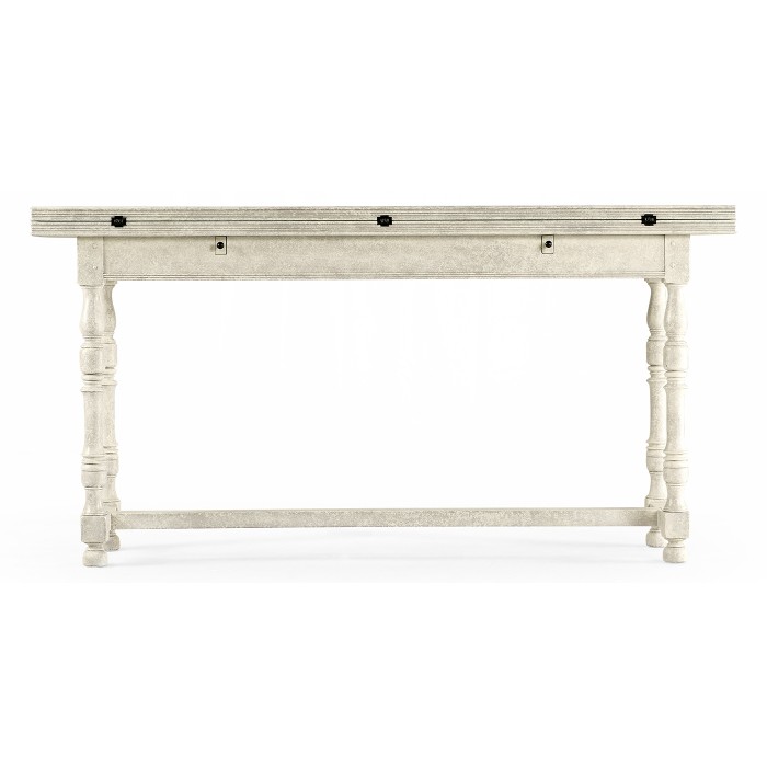 Small Whitewash Driftwood  Hunt Table