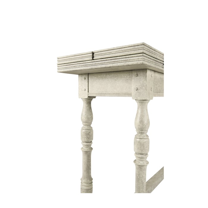 Small Whitewash Driftwood  Hunt Table