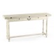Small Whitewash Driftwood  Hunt Table