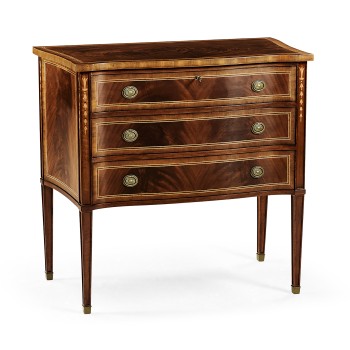Mahogany Chest of Drawers with Raised Base