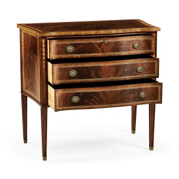 Mahogany Chest of Drawers with Raised Base