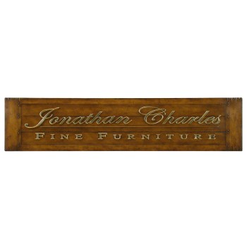 JC hanging sign
