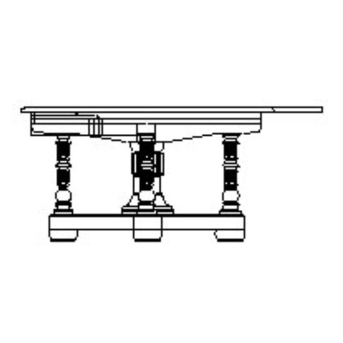 Rotary Extending Mahogany Dining Table 83