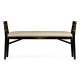 Back & Gilt window seat