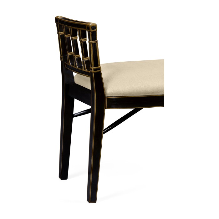 Back & Gilt window seat