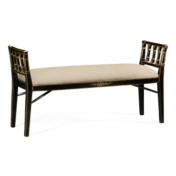 Back & Gilt window seat