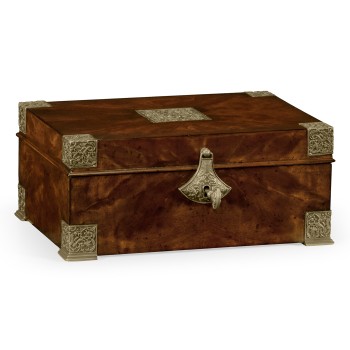 Lockable Mahogany Deeds Style Box