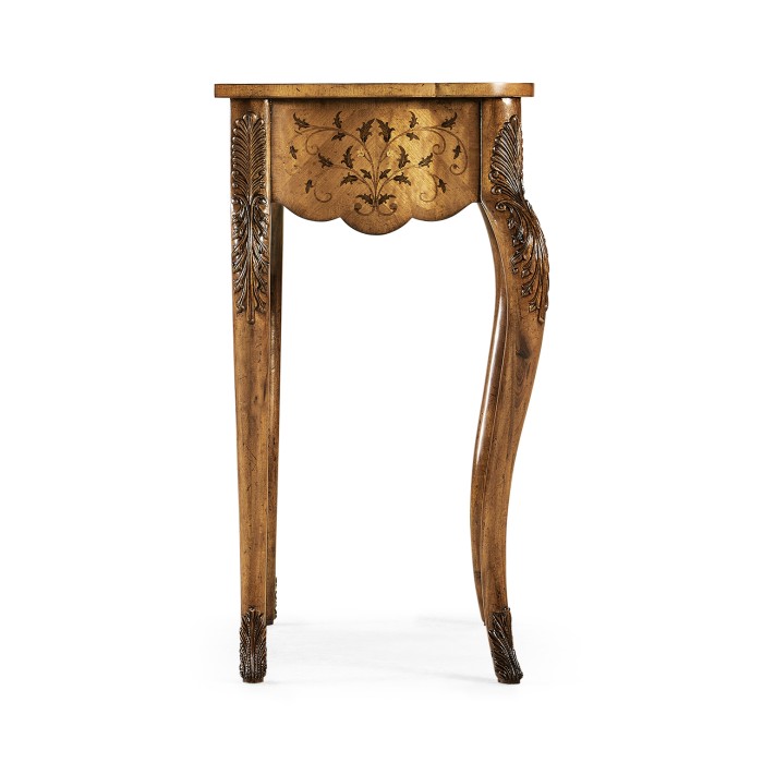 Small marquetry side table
