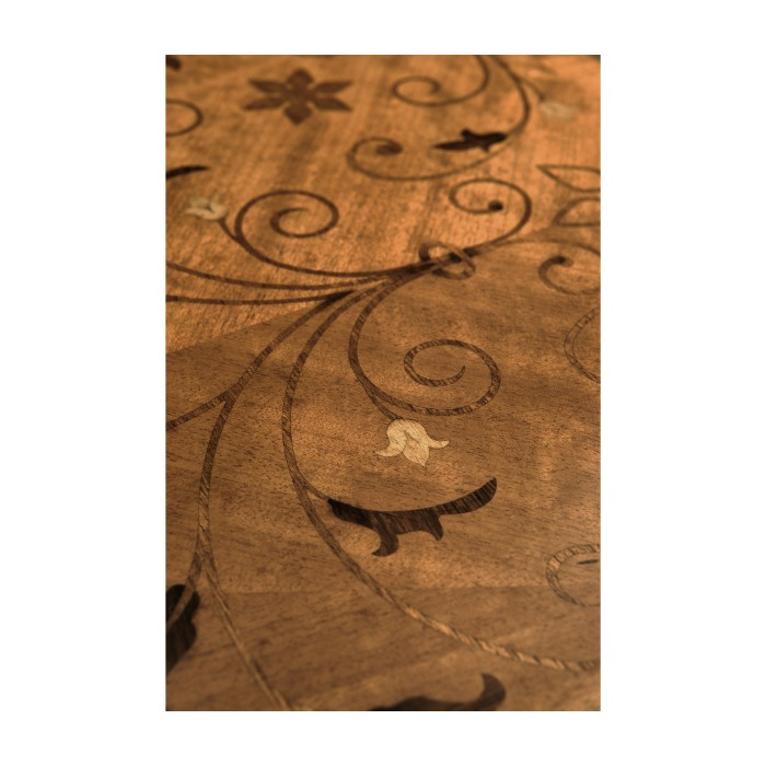 Small marquetry side table