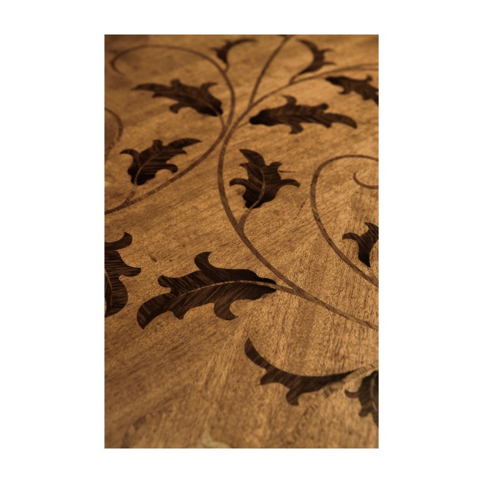 Small marquetry side table