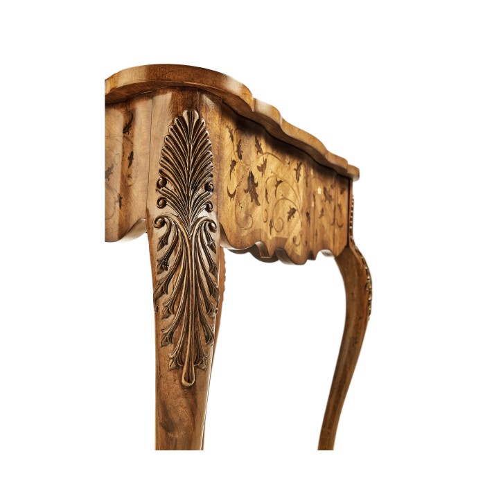 Small marquetry side table
