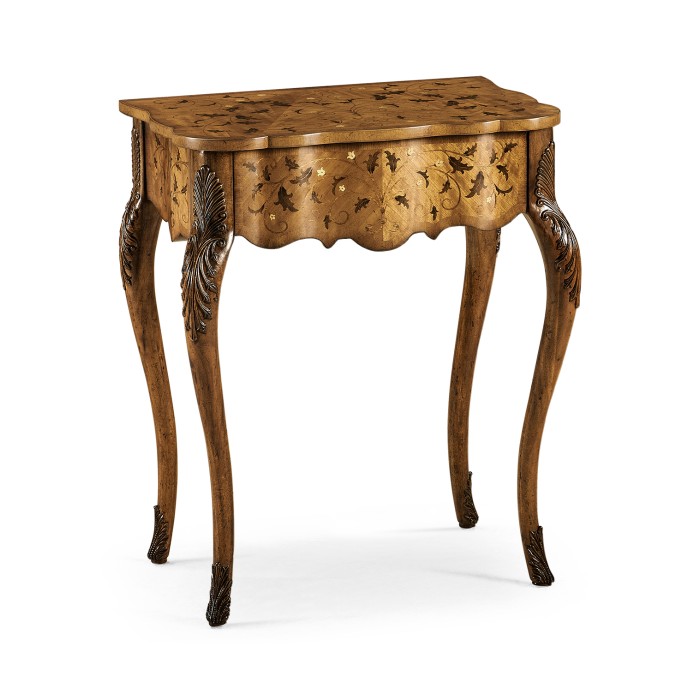 Small marquetry side table