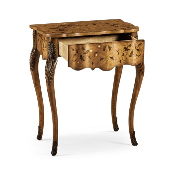 Small marquetry side table