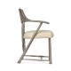 Casual Dark Grey Captains Chair