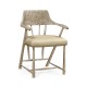 Traditional Grey Oak Captains Chair