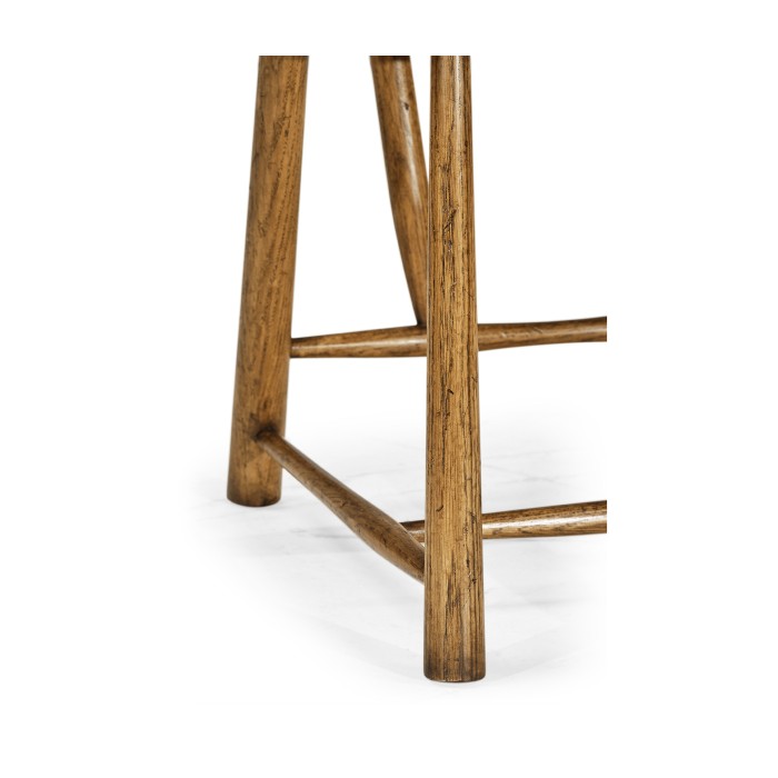 Casual Chestnut Captains Chair