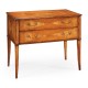 Rectangular satinwood chest of two drawers