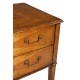Rectangular satinwood chest of two drawers