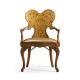 Seaweed Marquetry Arm Chair