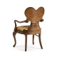Seaweed Marquetry Arm Chair